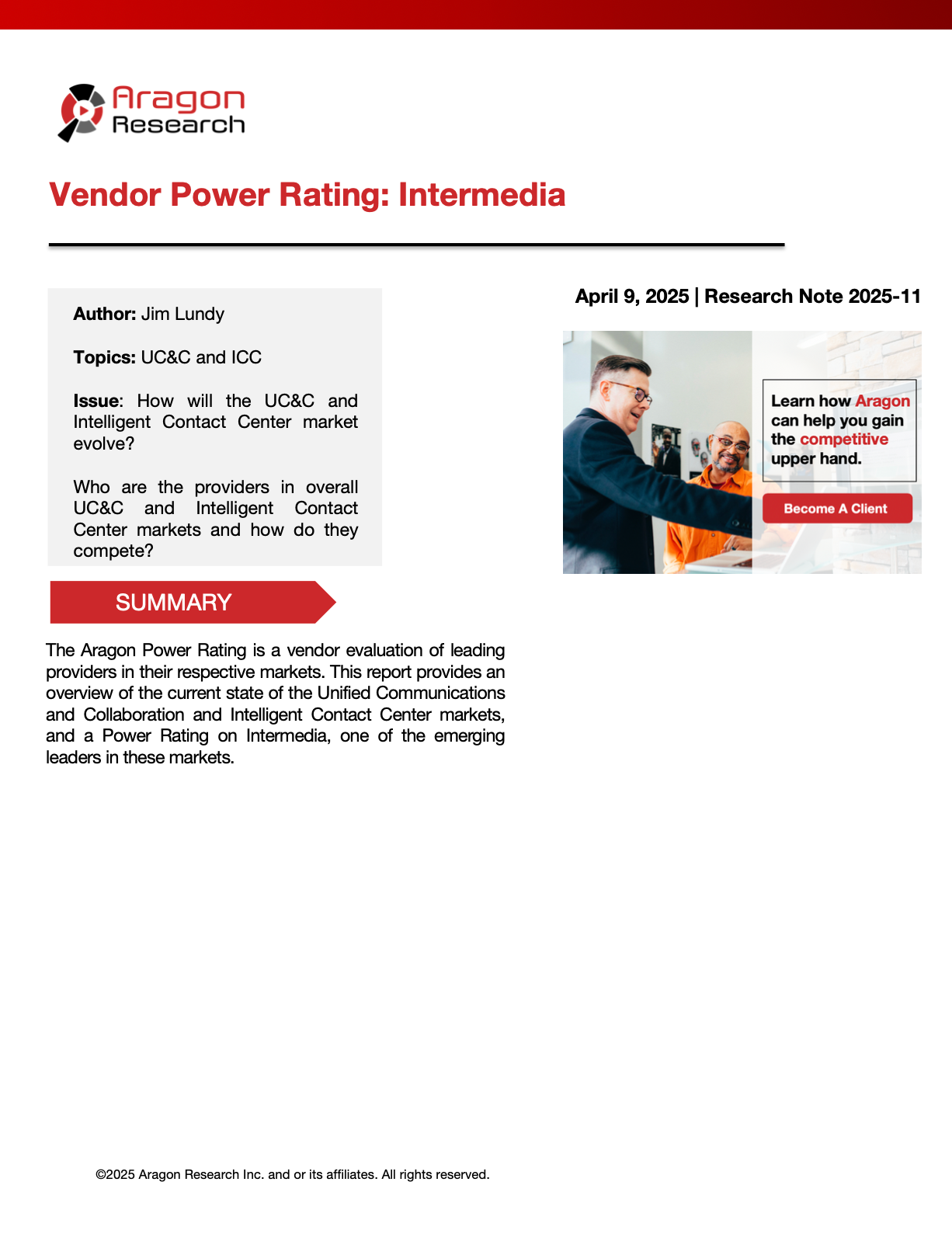2025-11 Vendor Power Rating- Intermedia