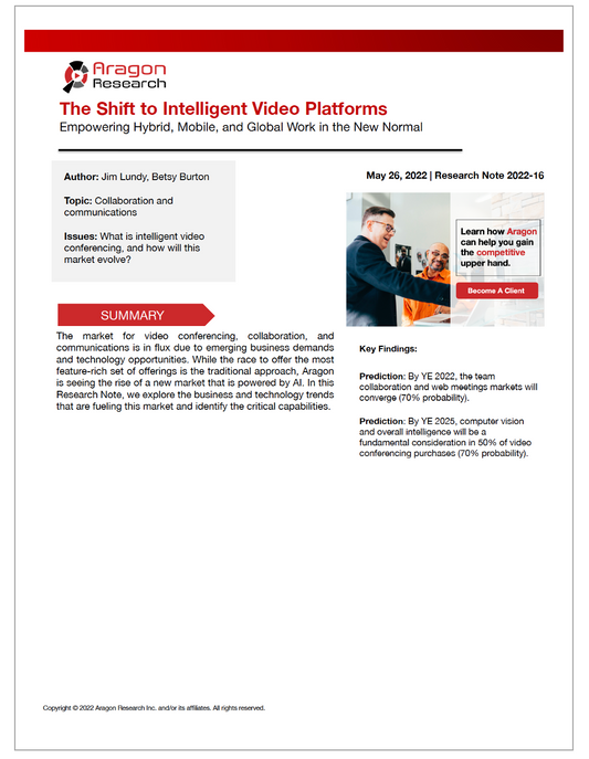 2022-16 The Shift to Intelligent Video Platforms