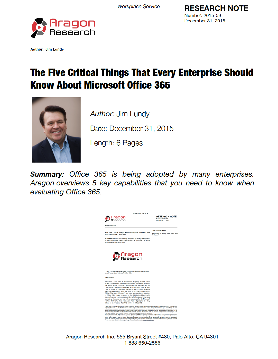 The Five Critical Things Every Enterprise Should Know About Microsoft Office 365