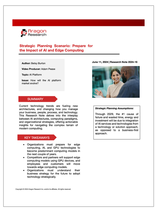 2024-16 Strategic Planning Scenario: Prepare for the Impact of AI and Edge Computing