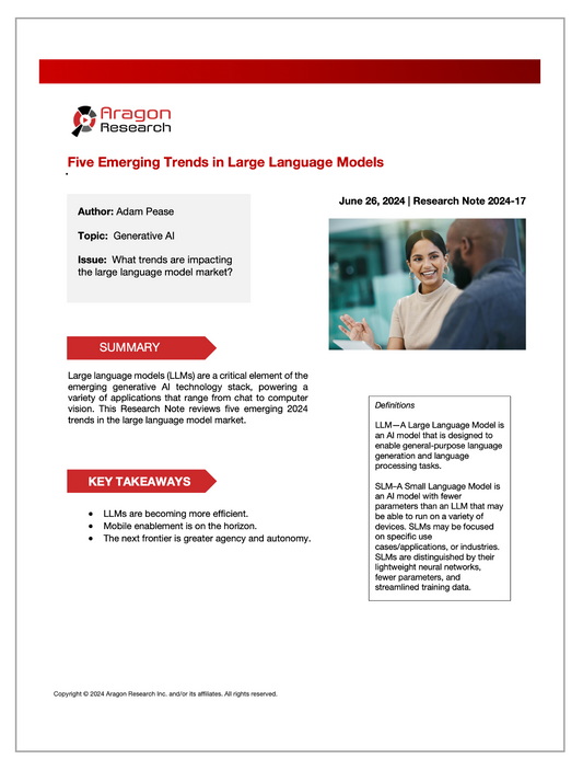 2024-17 Five Emerging Trends in Large Language Models