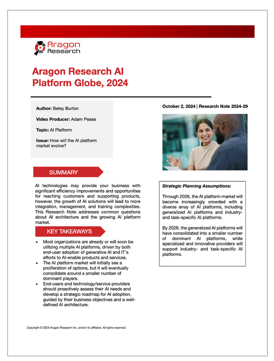 2024-29 Aragon Research AI Platform Globe, 2024