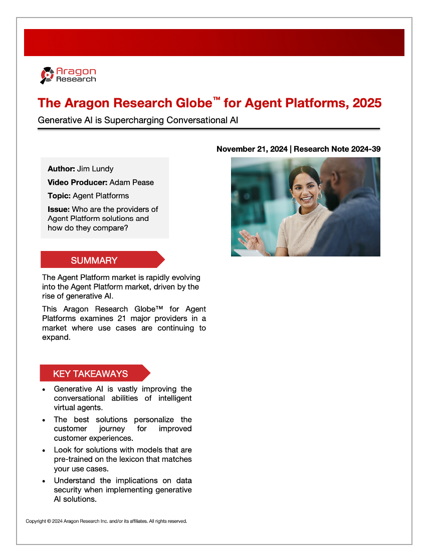 2024-39 The Aragon Research Globe™ for Agent Platforms, 2025