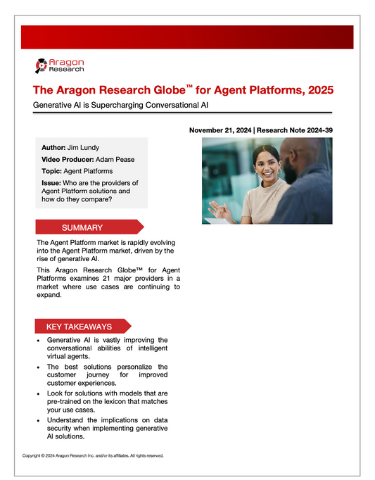 2024-39 The Aragon Research Globe™ for Agent Platforms, 2025