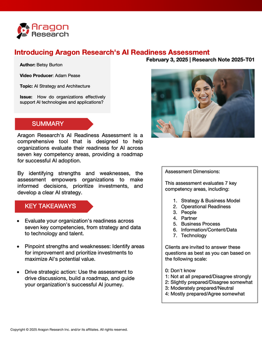 2025-T01 Introducing Aragon Research's AI Readiness Assessment
