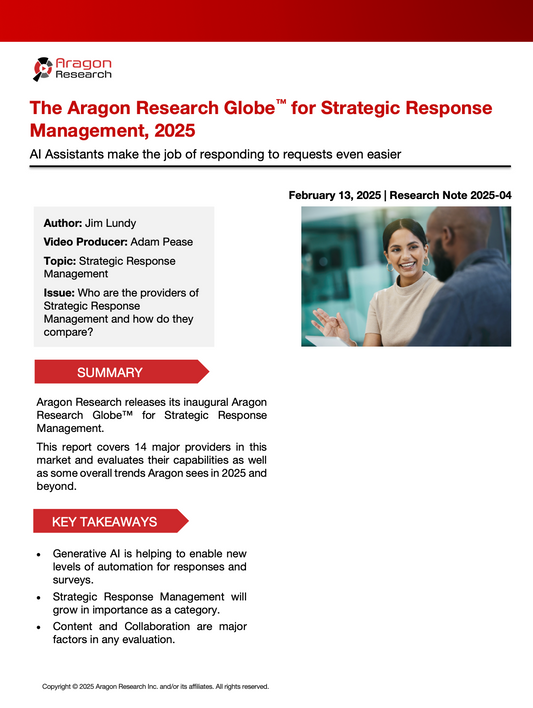 2025-04 The Aragon Research Globe for Strategic Response Management, 2025