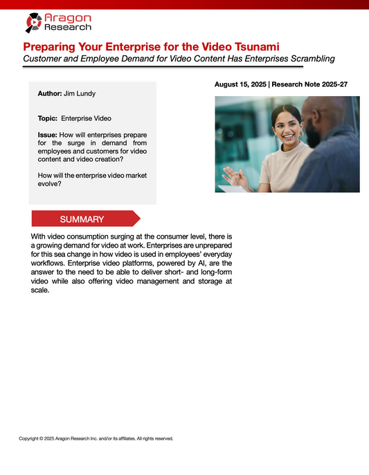 2025-27 Preparing Your Enterprise for the Video Tsunami