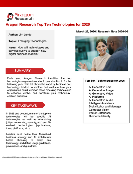 2026-06 Aragon Research Top Ten Technologies for 2026