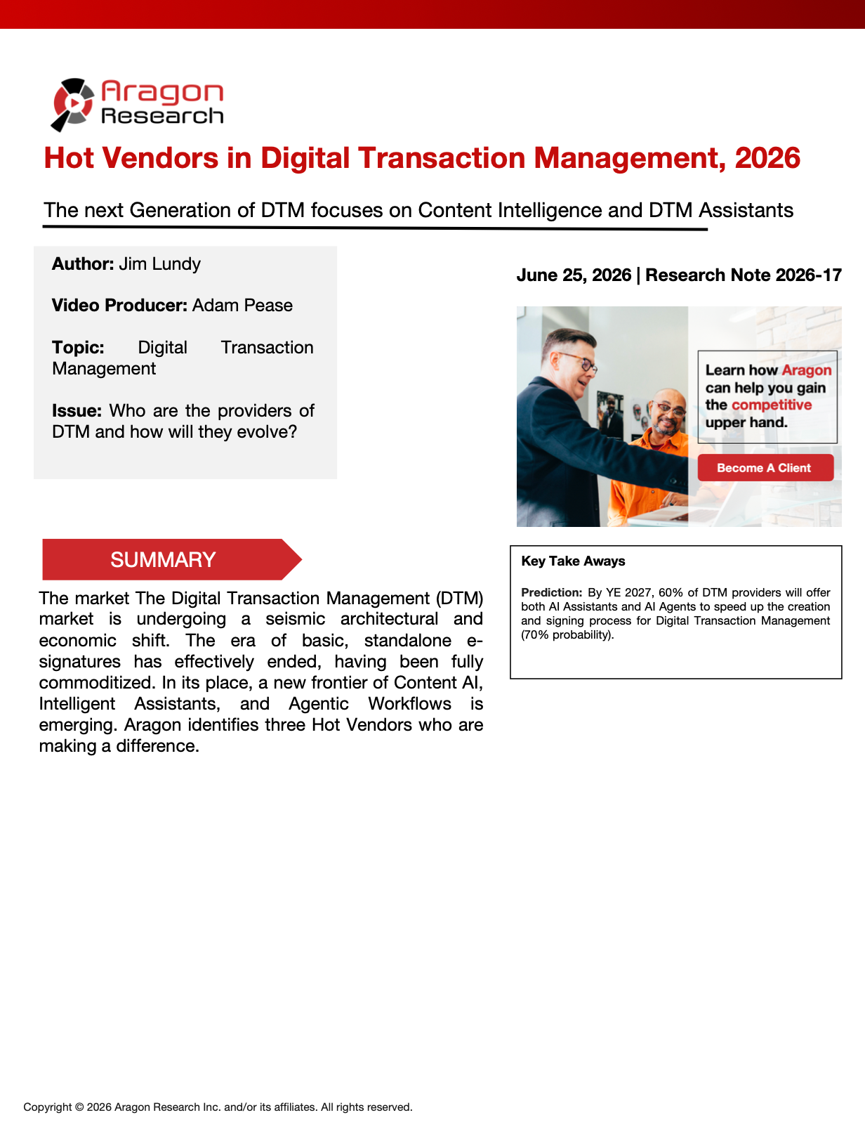 2026-17 Hot Vendors in Digital Transaction Management, 2026
