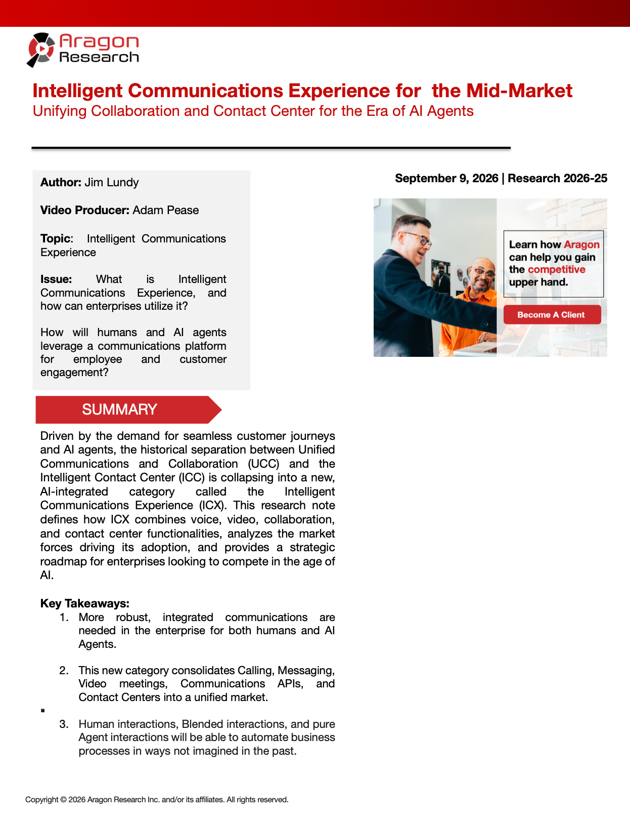 2026-25 Intelligent Communications Experience Mid-Market