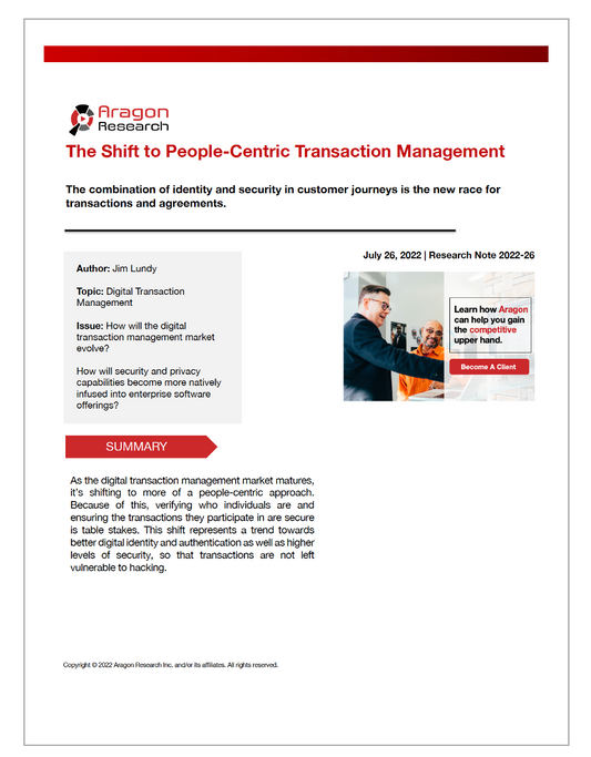 2022-26 The Shift to People-Centric Transaction Management