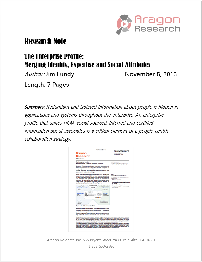 The Enterprise Profile: Merging Identity, Expertise and Social Attributes